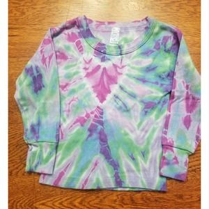 Children's Tie Dye Long Sleeve Shirt Grateful Dead Phish Hippie